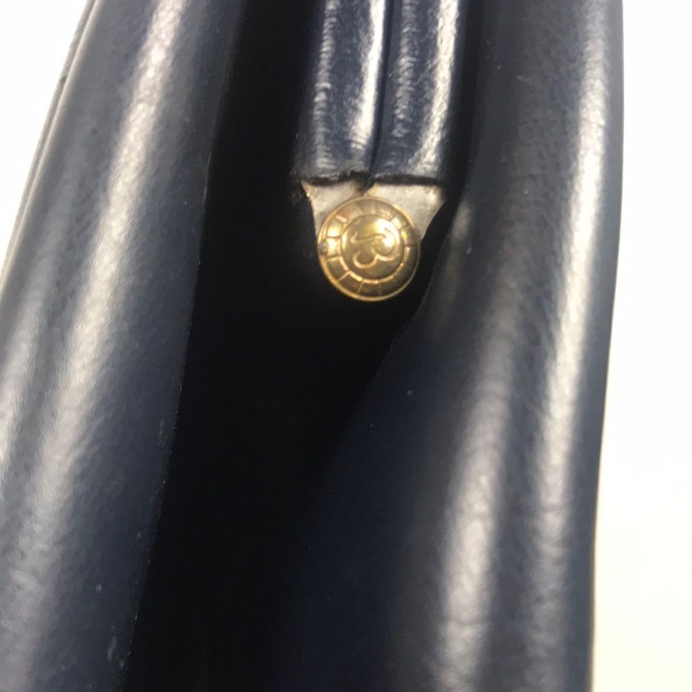 VTG,  Purses The 80 Nevy Blue Women Bag - Picture 10 of 14